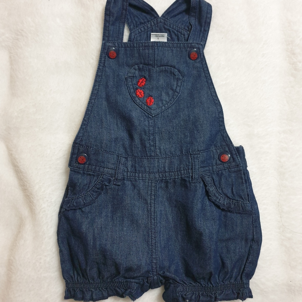Baby Girl Denim Romper